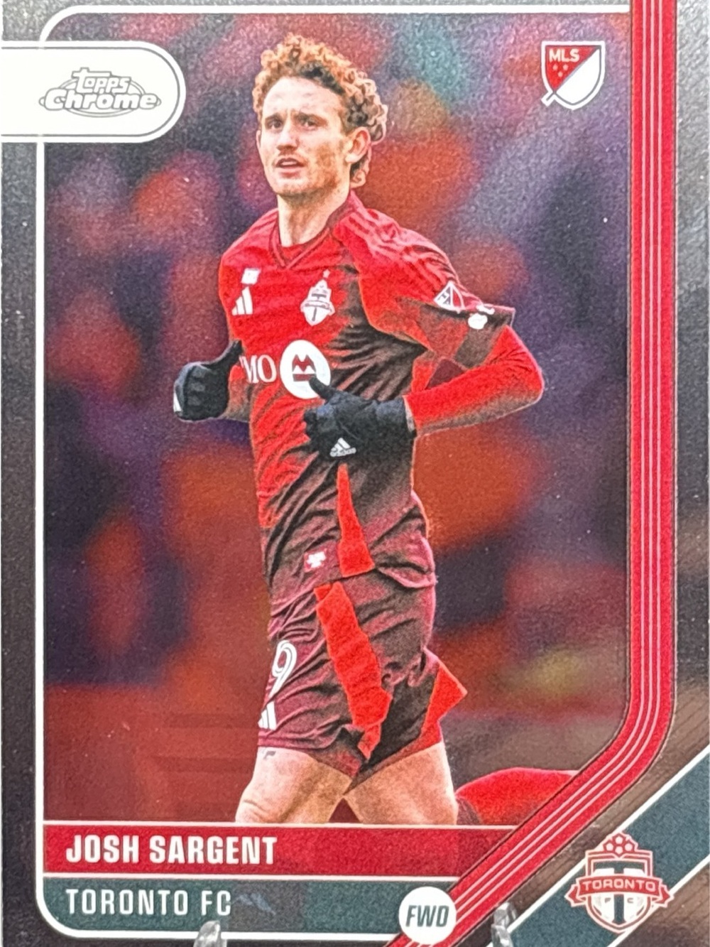 Topps Chrome Josh Sargent Toronto FC Soccer Trading Card